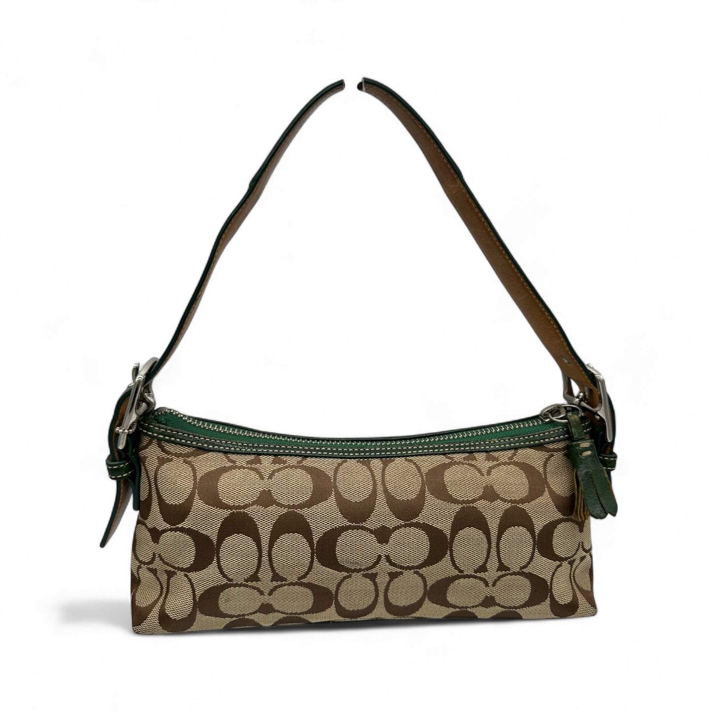 Vintage Coach 7039 East West Baguette Shoulder Bag