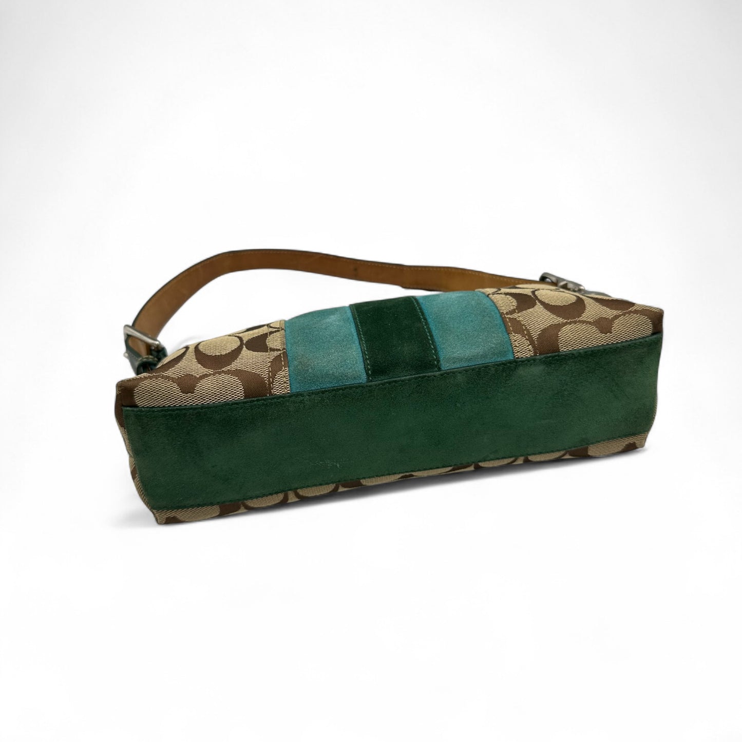 Vintage Coach 7039 East West Baguette Shoulder Bag