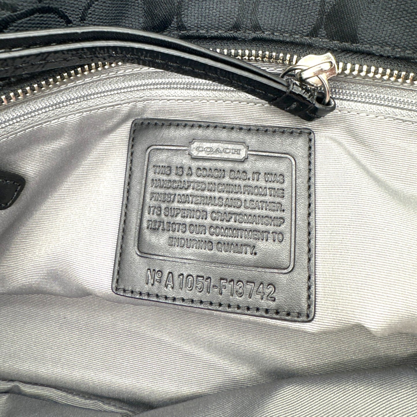 Vintage Coach F13742 Soho Tote Schultertasche