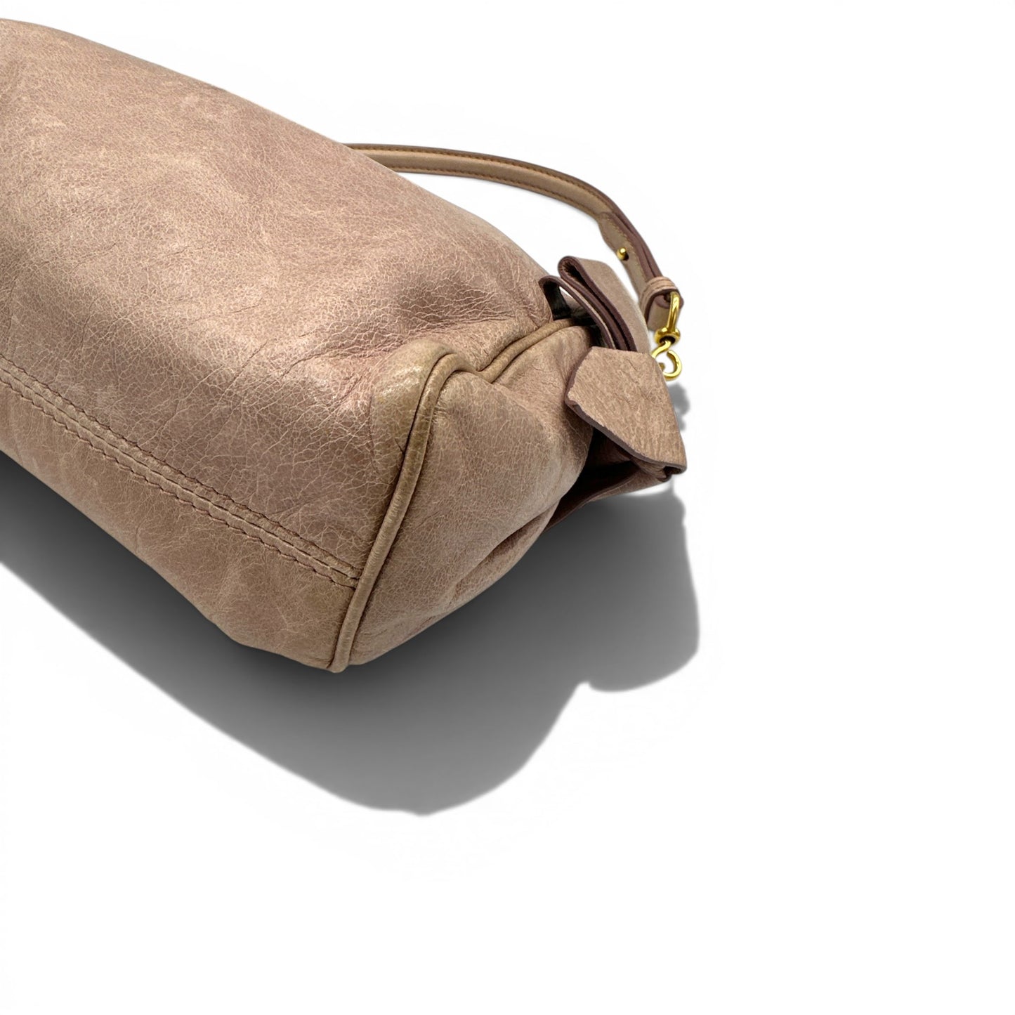 Sac à main vintage Miu Miu en cuir nappa réversible