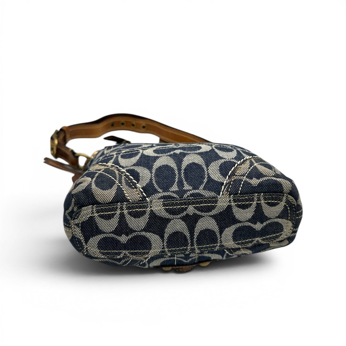 Vintage Coach 10405 Denim Shoulder Bag
