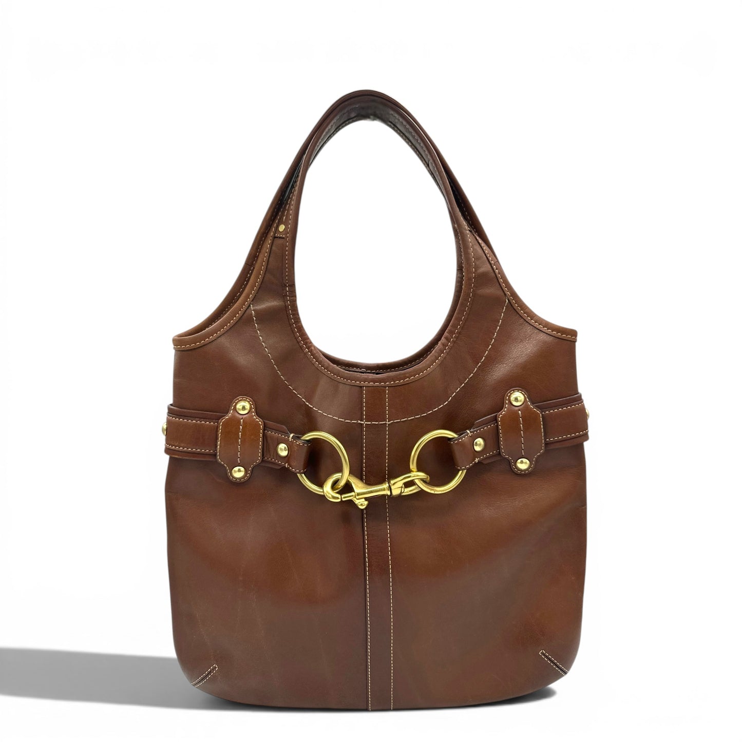 Vintage Coach F11266 Horsebit Tote Shoulder Bag