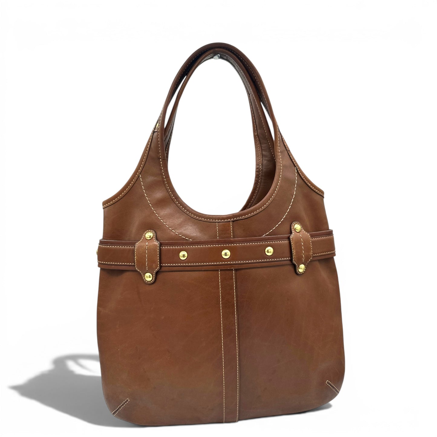 Vintage Coach F11266 Horsebit Tote Shoulder Bag