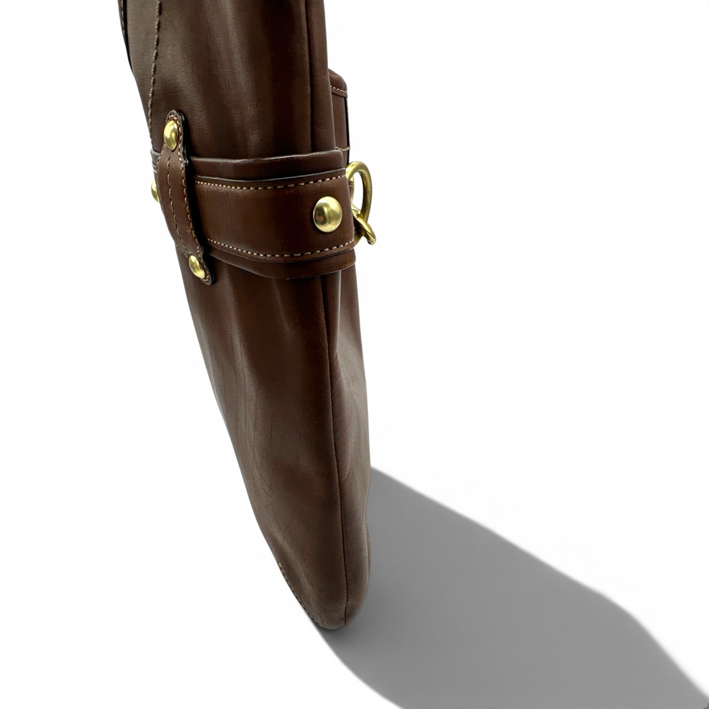 Vintage Coach F11266 Horsebit Tote Shoulder Bag