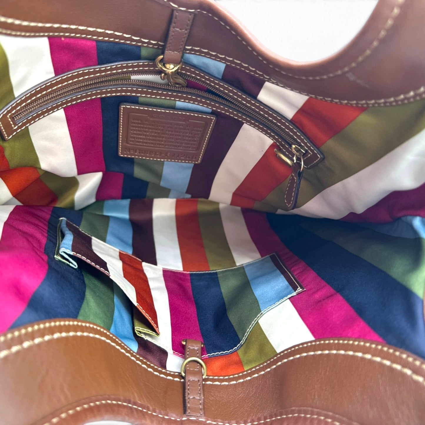 Vintage Coach F11266 Horsebit Tote Shoulder Bag