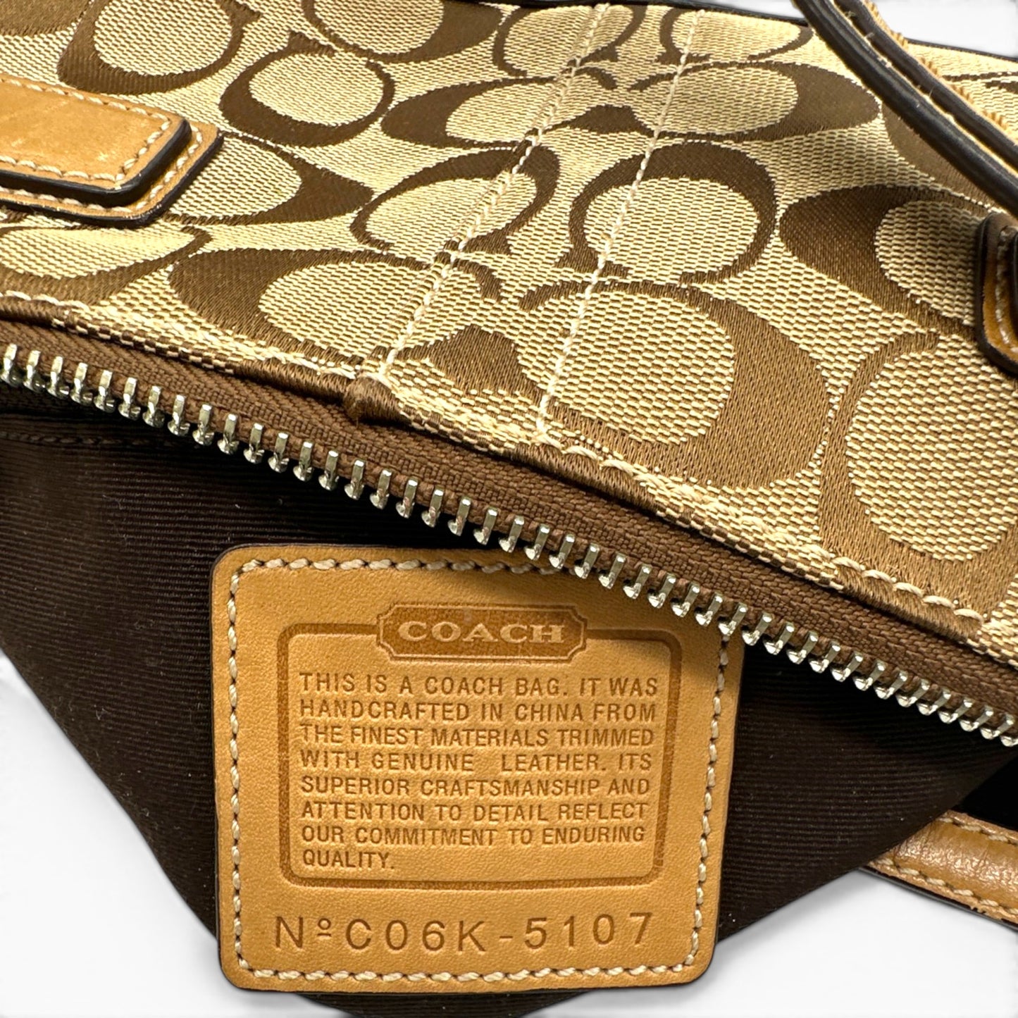 Sac bandoulière vintage Coach 5107 Demi Soho