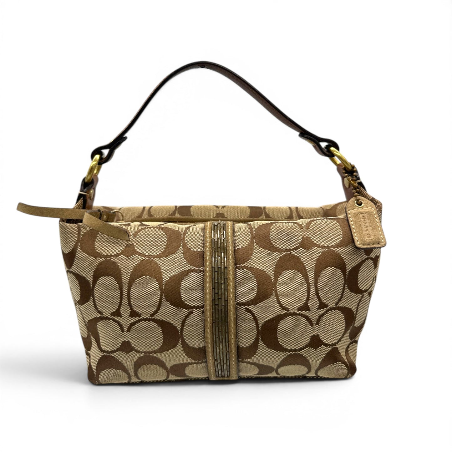 Vintage Coach Mini-Schultertasche