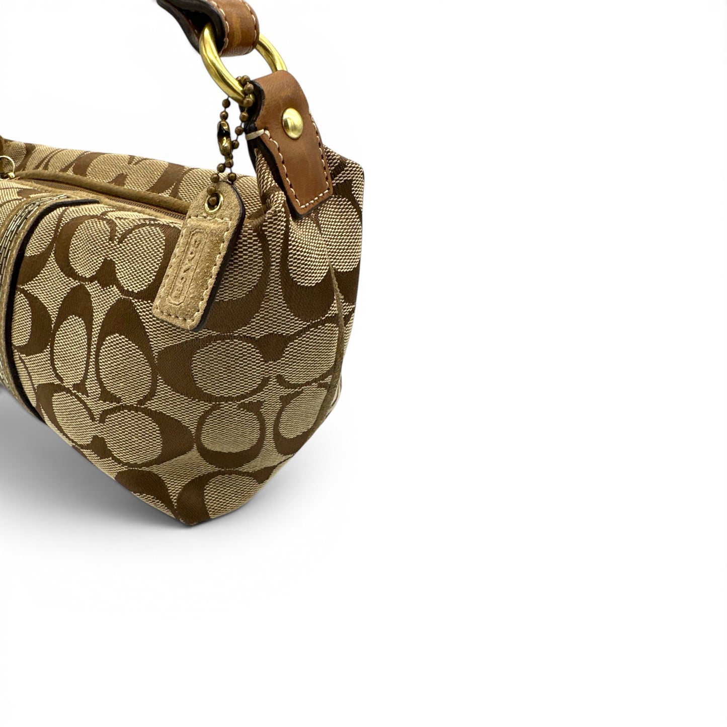 Vintage Coach Mini-Schultertasche