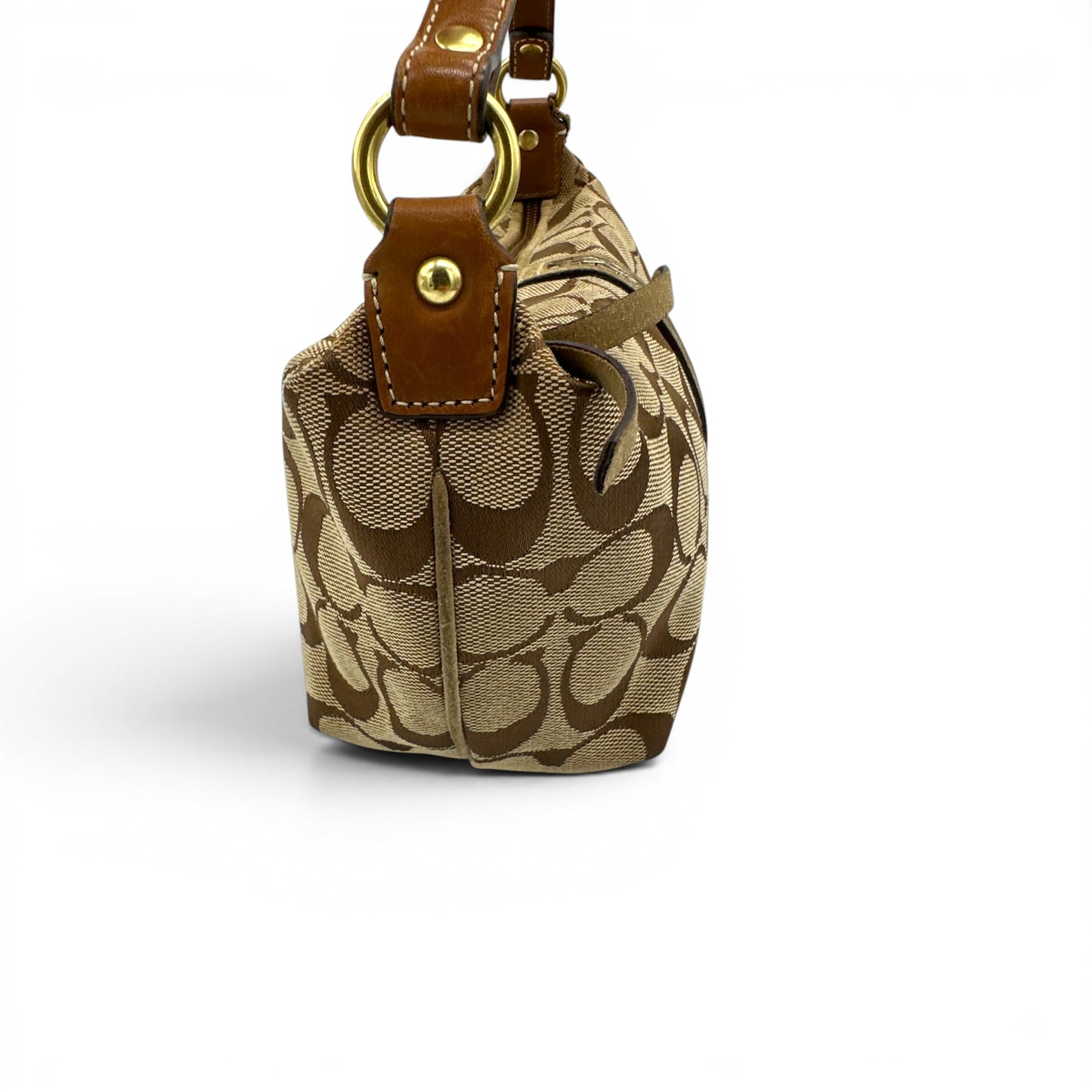 Vintage Coach Mini-Schultertasche