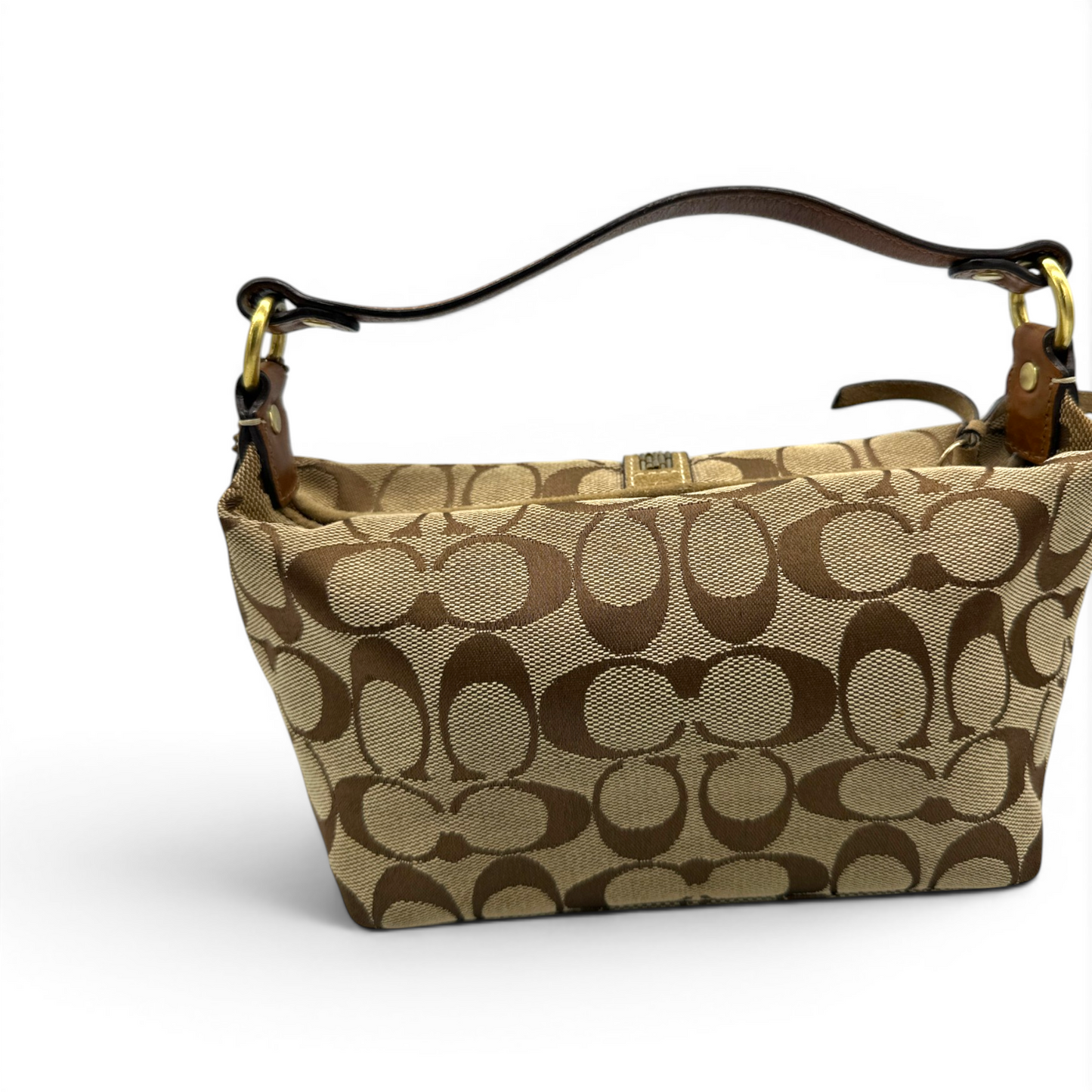 Vintage Coach Mini-Schultertasche