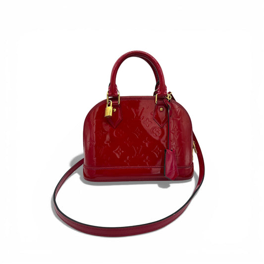 Vintage Louis Vuitton Vernis Alma BB Handbag