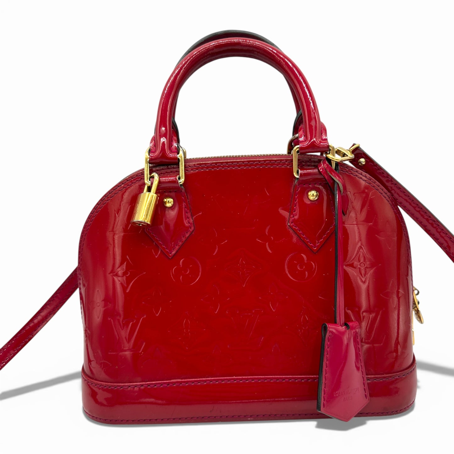 Vintage Louis Vuitton Vernis Alma BB Handbag