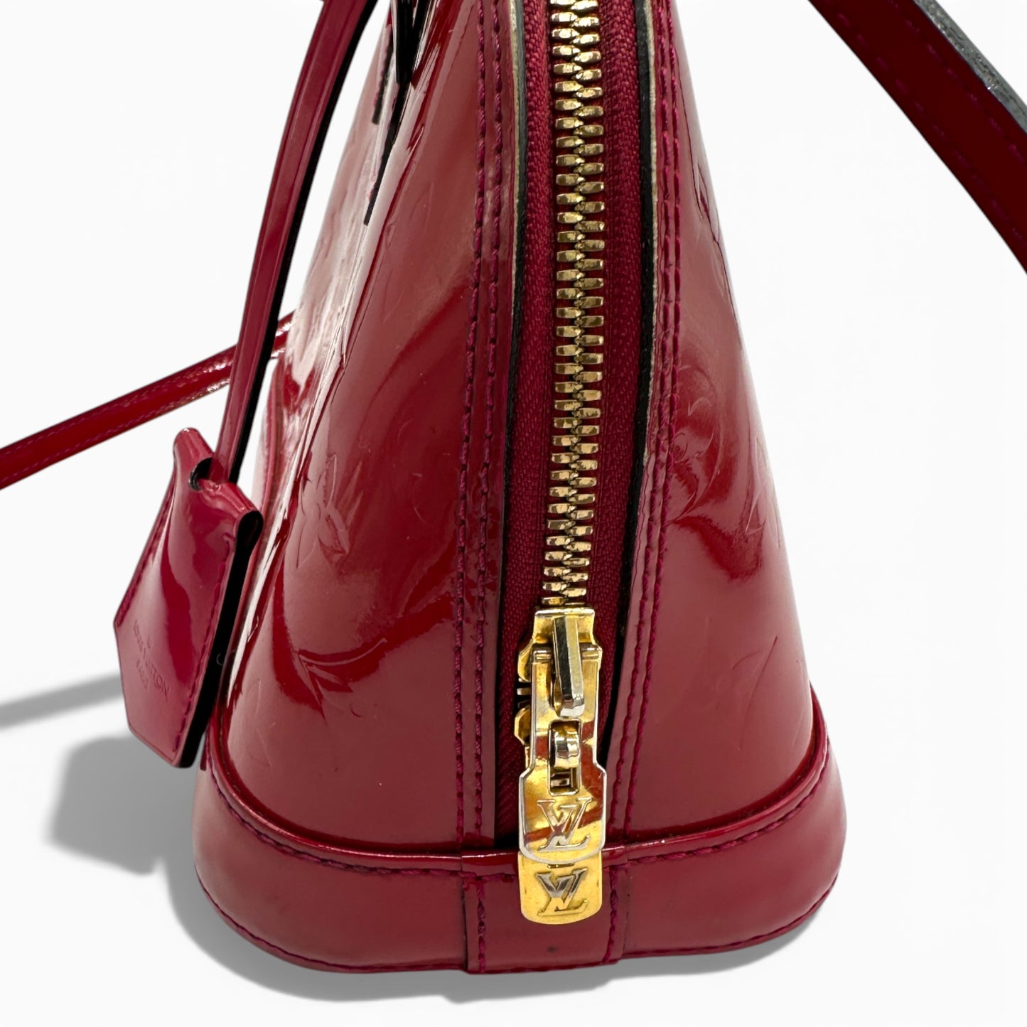 Vintage Louis Vuitton Vernis Alma BB Handbag