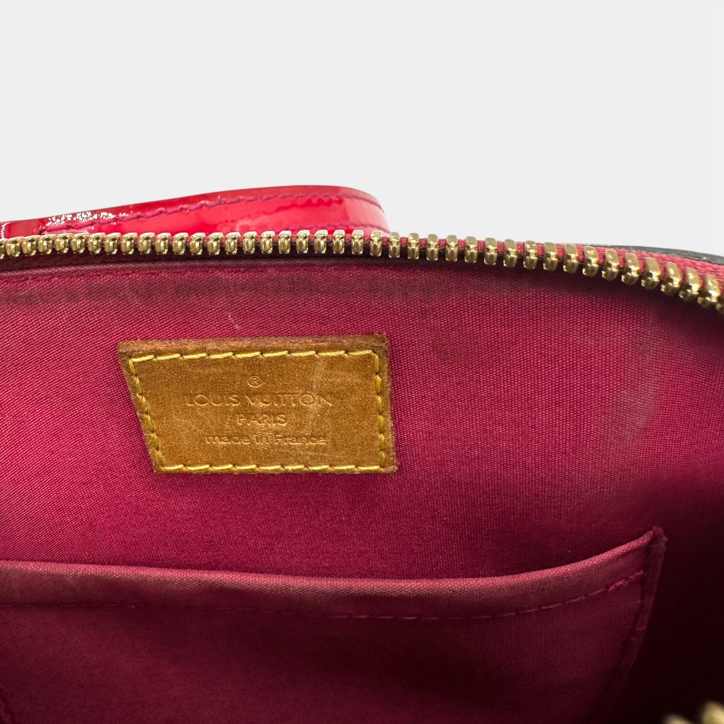 Vintage Louis Vuitton Vernis Alma BB Handbag