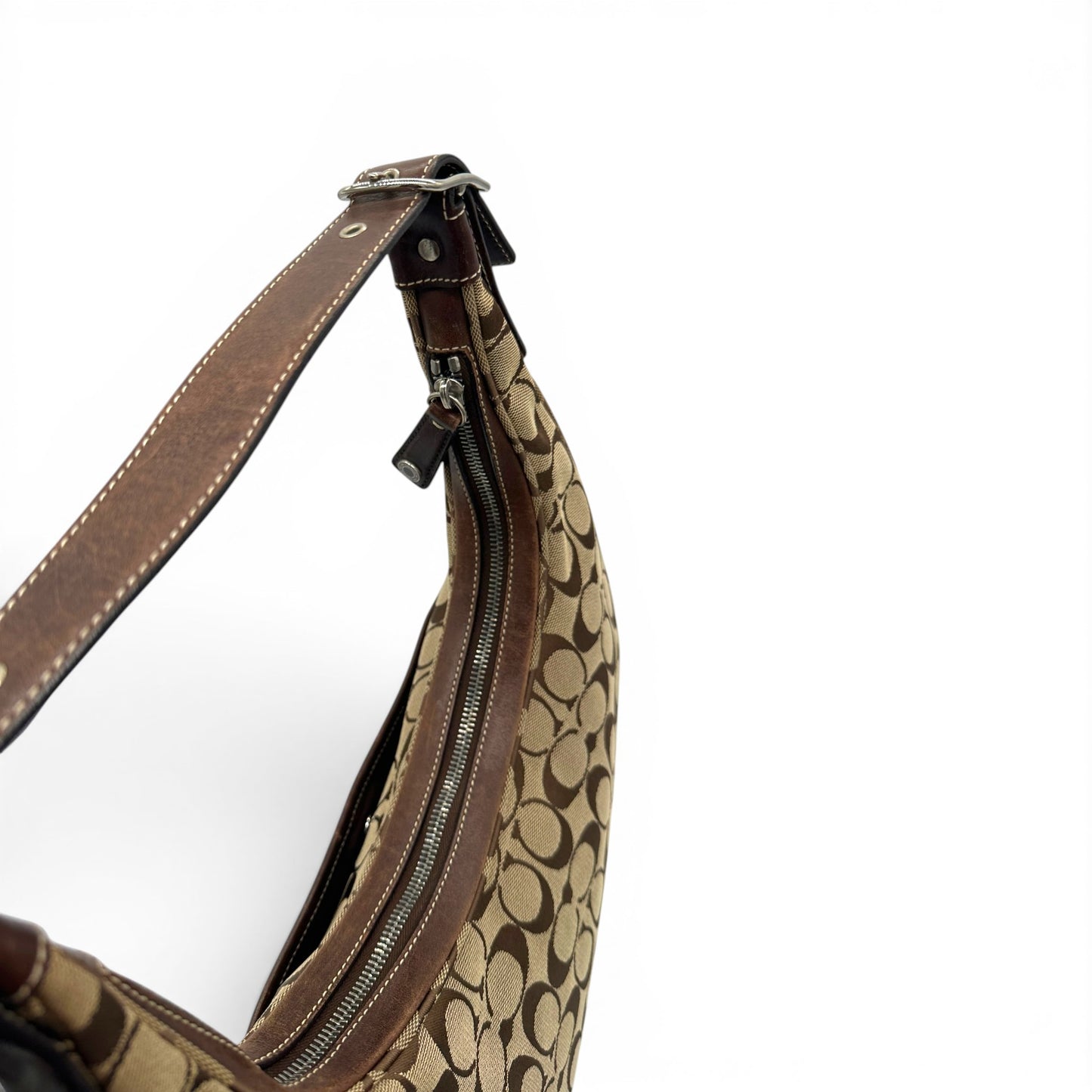 Vintage Coach 6824 Crescent Schultertasche