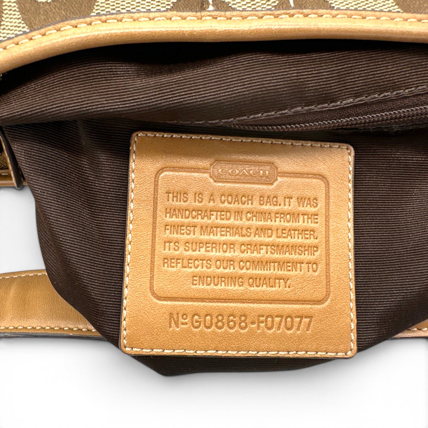 Sac bandoulière vintage Coach F07077 Soho