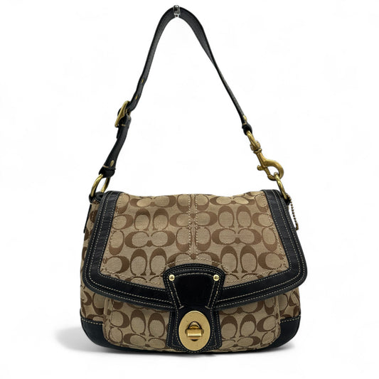 Vintage Coach F12857 Turnlock Legacy Shoulder Bag