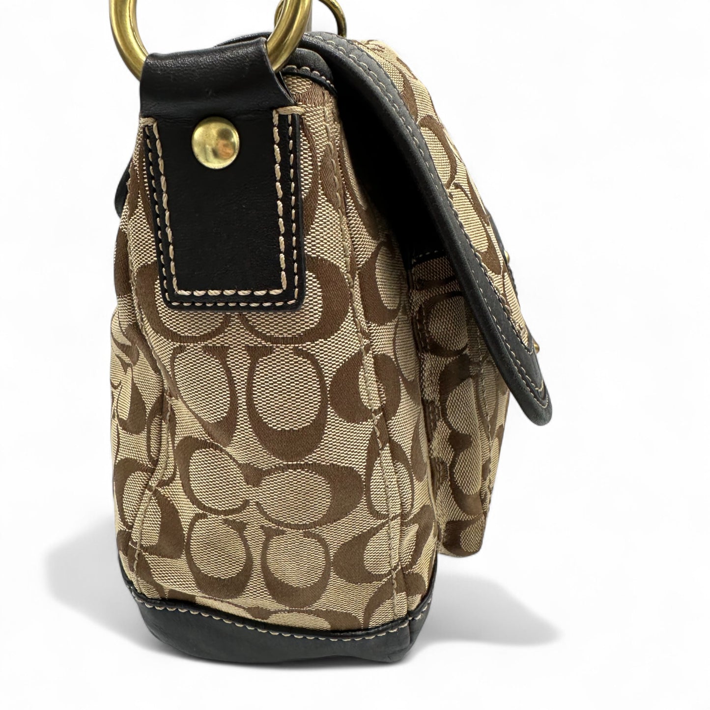 Vintage Coach F12857 Turnlock Legacy Shoulder Bag