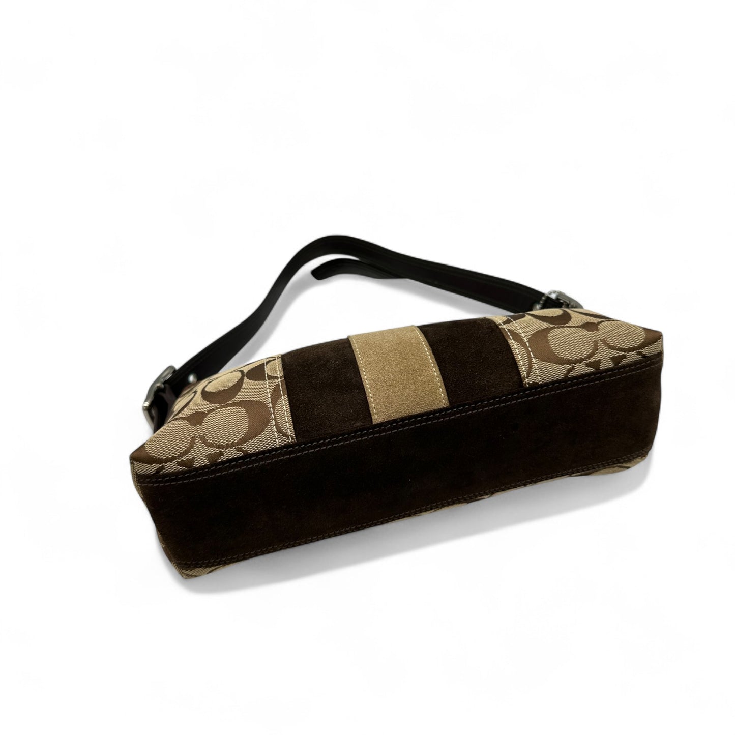 Vintage Coach 8K09 East West Baguette Shoulder Bag