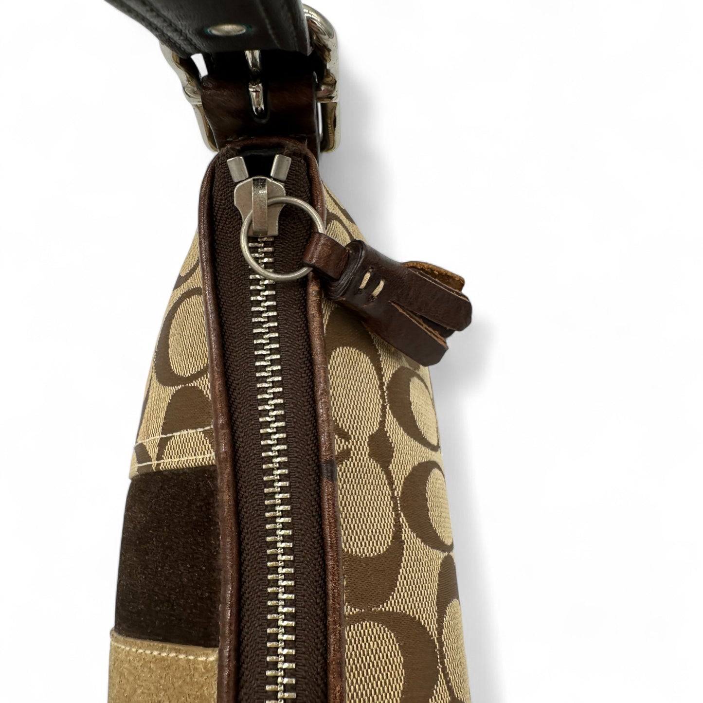 Vintage Coach 8K09 East West Baguette Shoulder Bag