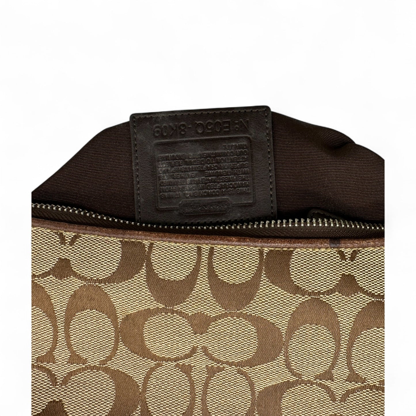Vintage Coach 8K09 East West Baguette Shoulder Bag