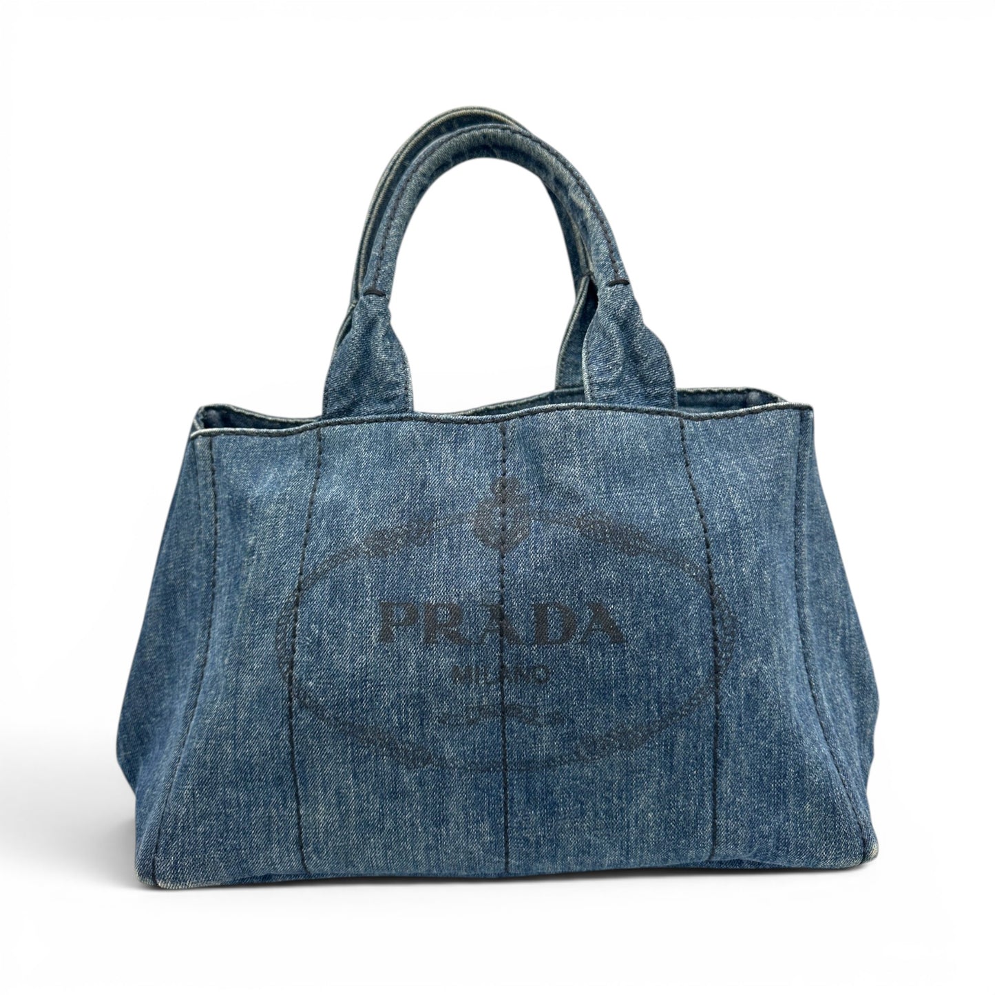 Miu Miu Matelassé Handtasche aus grauem Leder