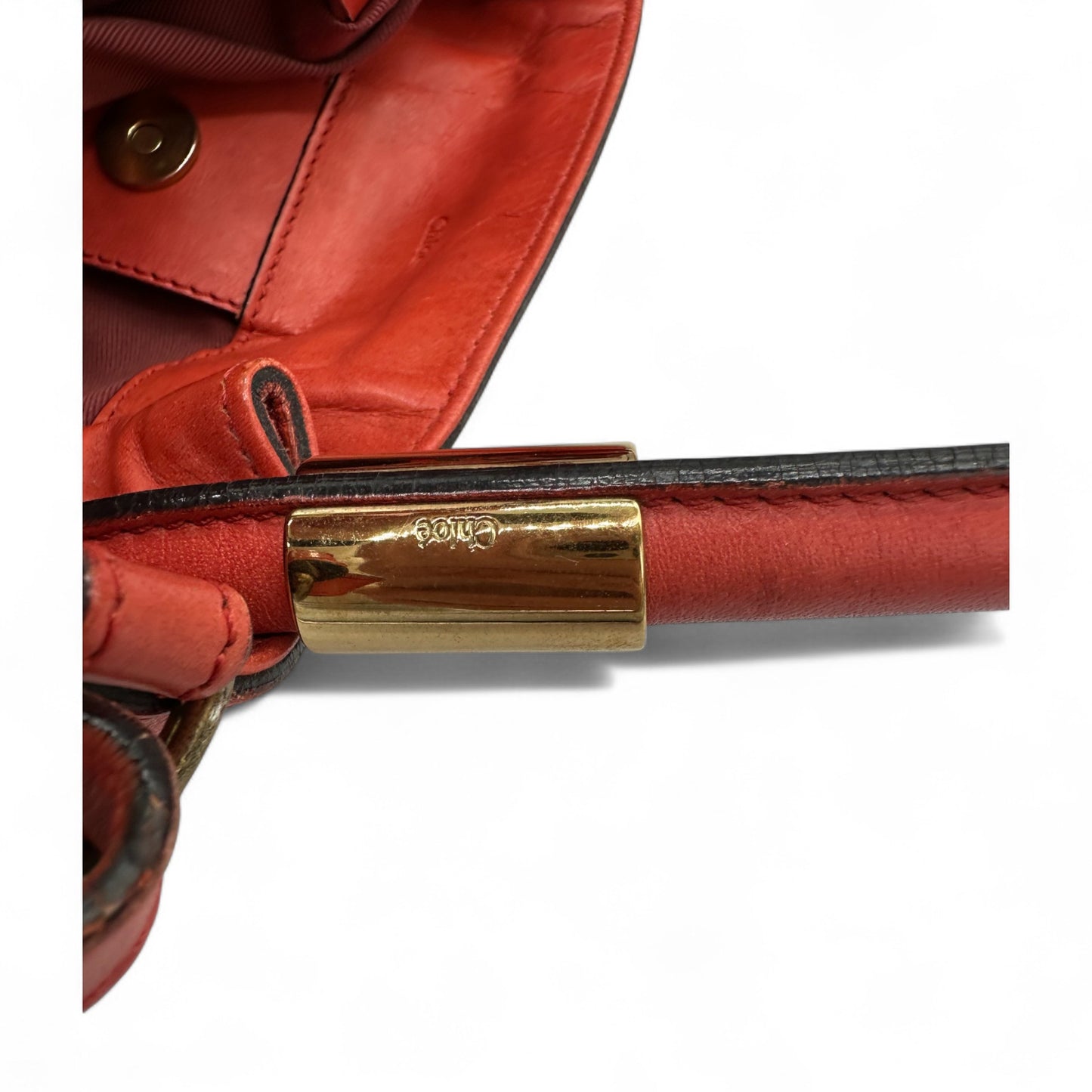 Chloé Victoria Leather Handbag