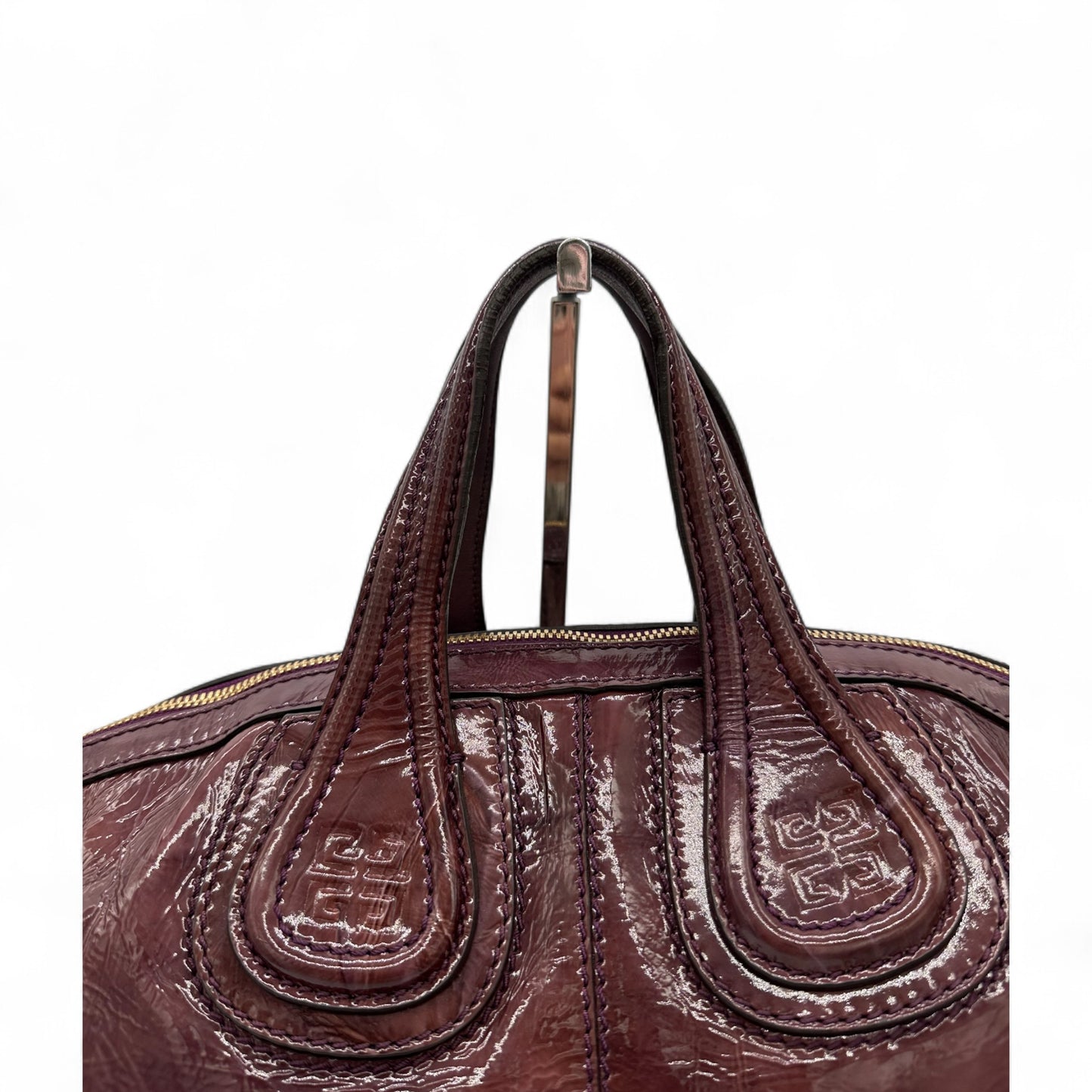 Vintage Givenchy Patent Leather Nightingale Handbag