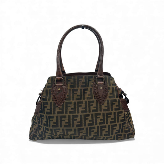 Vintage Fendi Ethnico Zucca Handbag