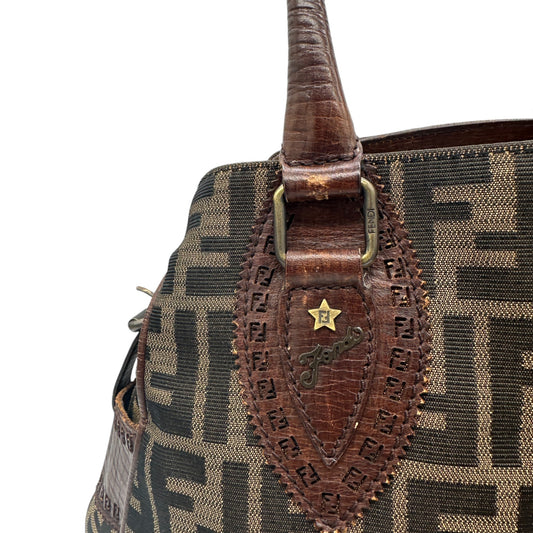 Vintage Fendi Ethnico Zucca Handbag