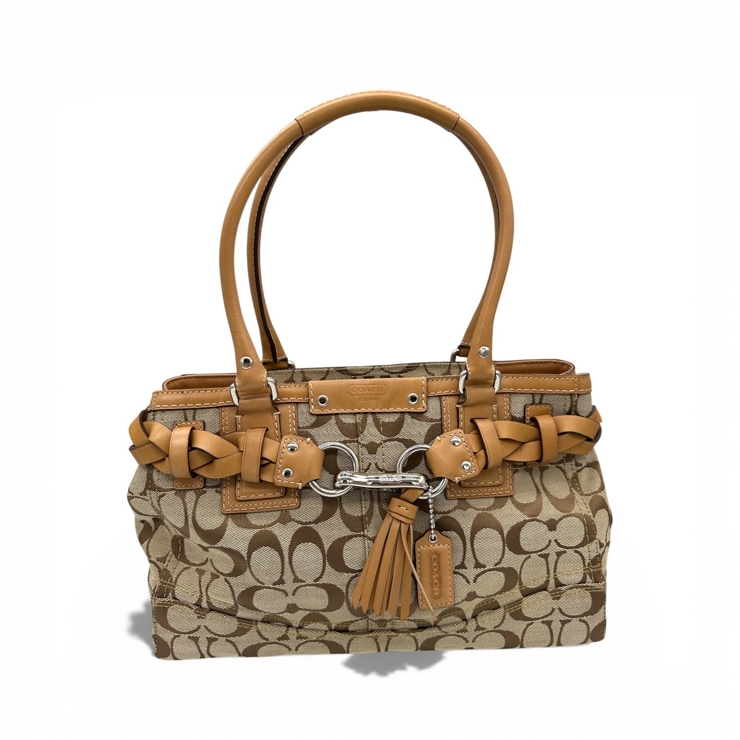 Vintage Coach F13065 Hampton Clip Handtasche