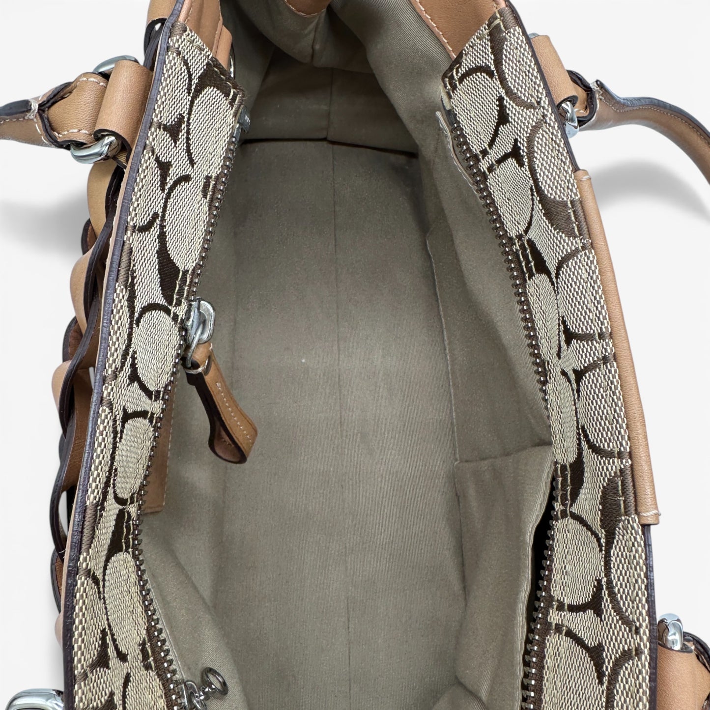 Vintage Coach F13065 Hampton Clip Handtasche