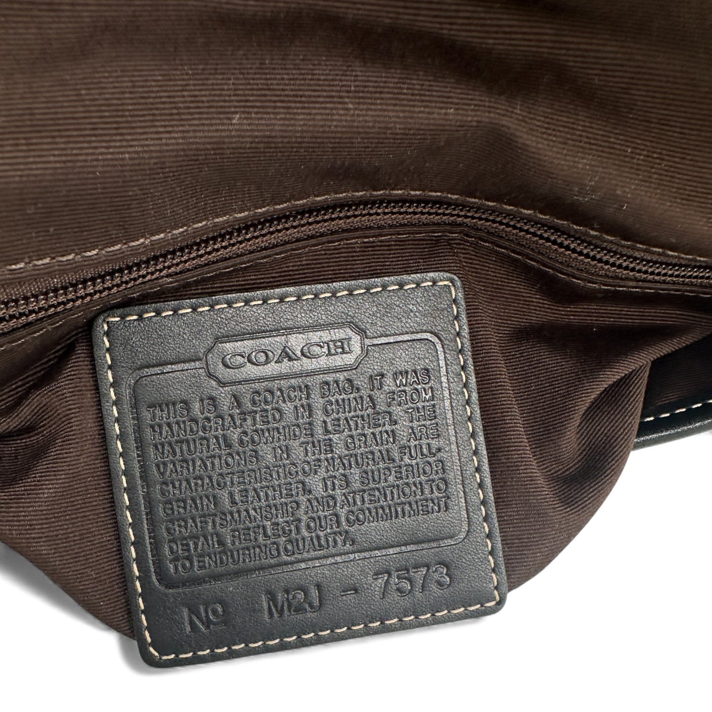 Vintage Coach 7573 Hamptons Demi Clip Shoulder Bag