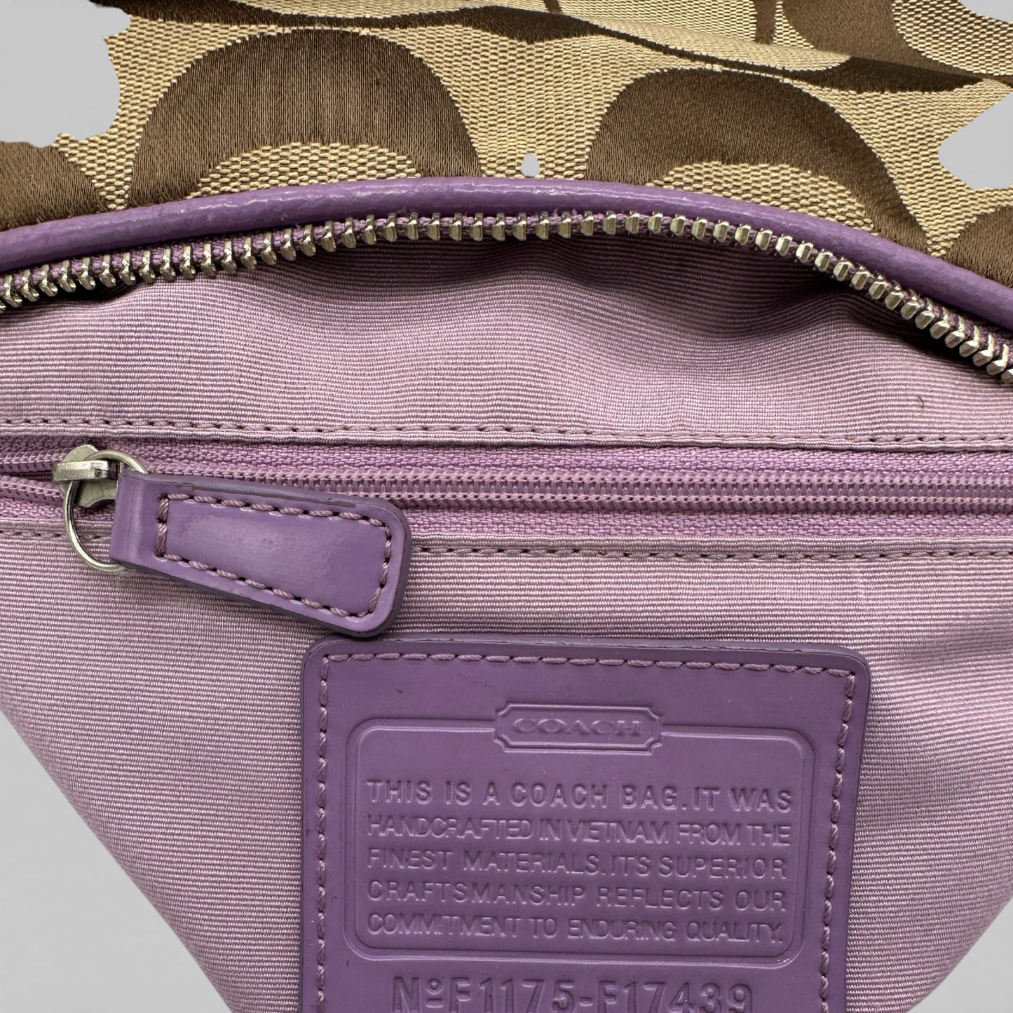 Sac bandoulière vintage Coach F17439