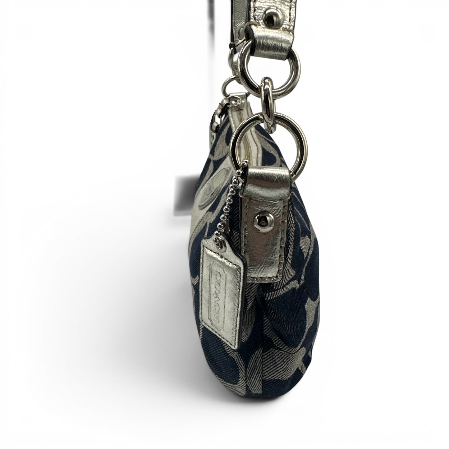 Vintage Coach F17439 Denim Shoulder Bag