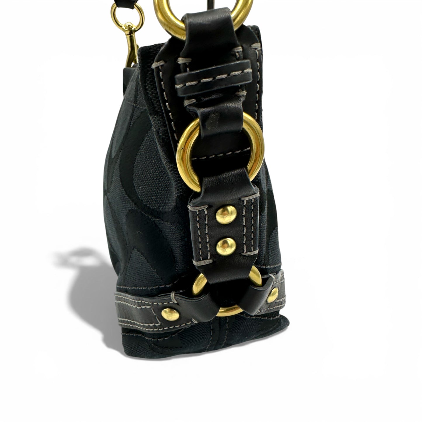 Vintage Coach 40347 Mini Carly Schultertasche