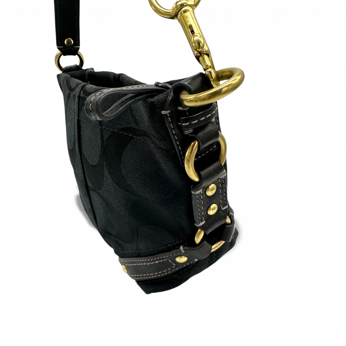 Vintage Coach 40347 Mini Carly Schultertasche