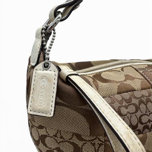Vintage Coach Patchwork Python Trim Mini Bag