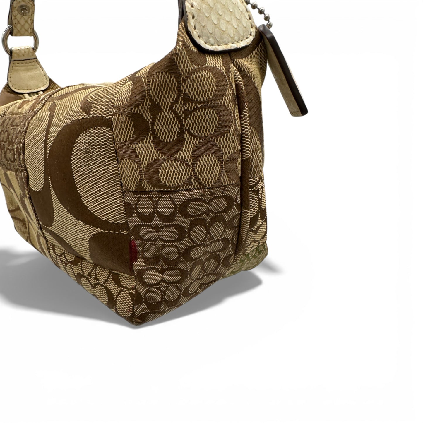 Vintage Coach Mini Patchwork 40928 Schultertasche