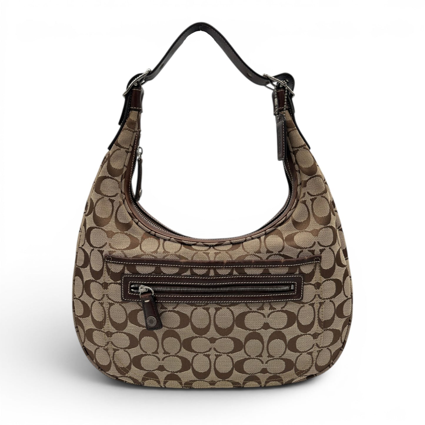 Vintage Coach 6824 Crescent Schultertasche