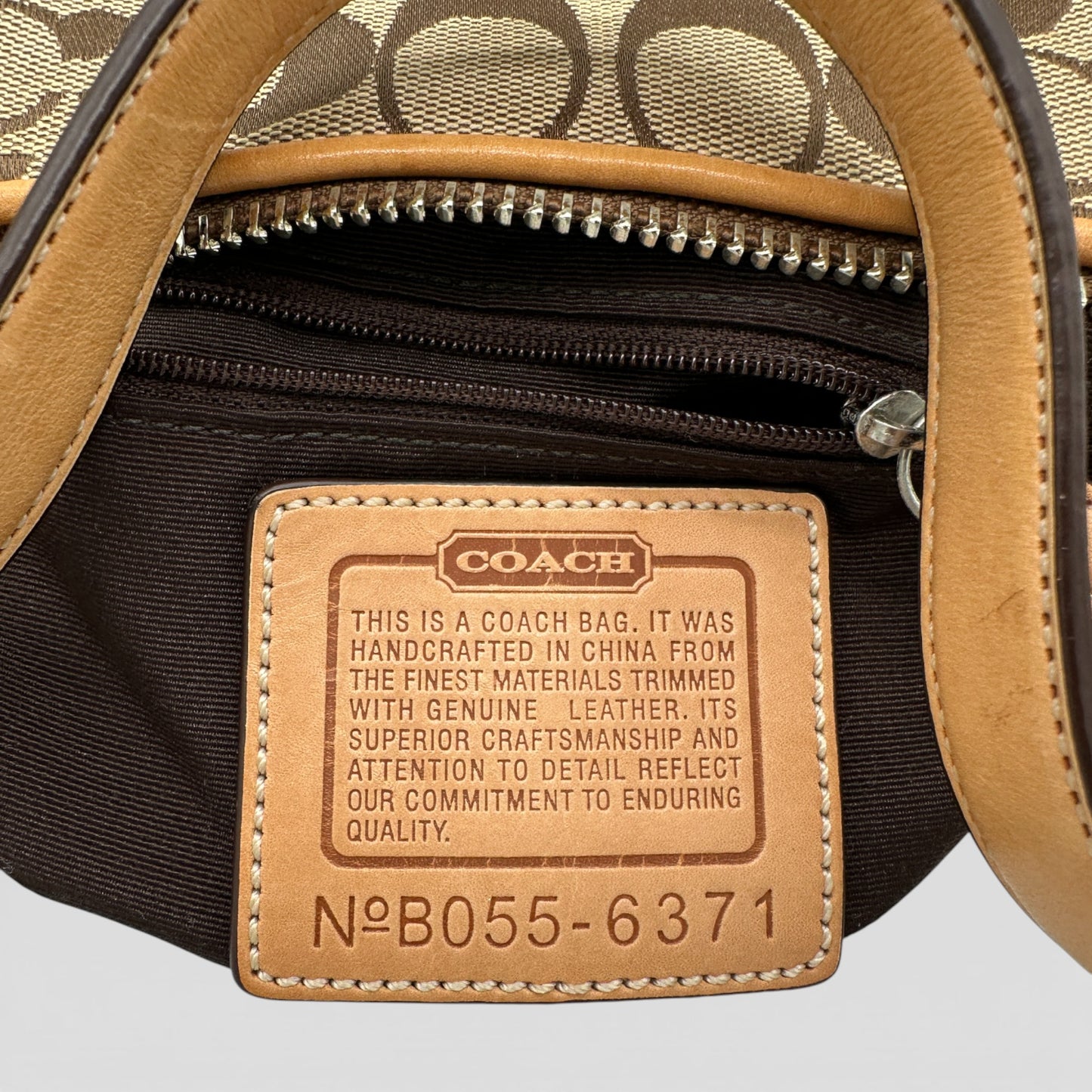 Vintage Coach 6371 Baguette Shoulder Bag