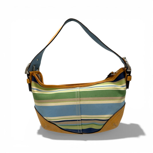 Vintage Coach 9514 Soho Stripe Shoulder Bag