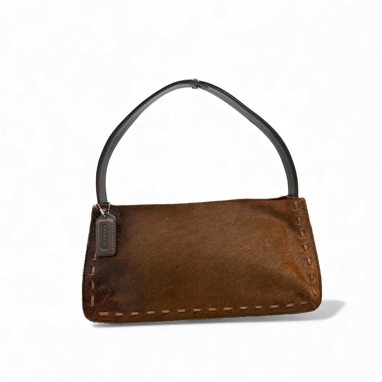 Vintage Coach 9470 Calf Hair Shoulder Bag