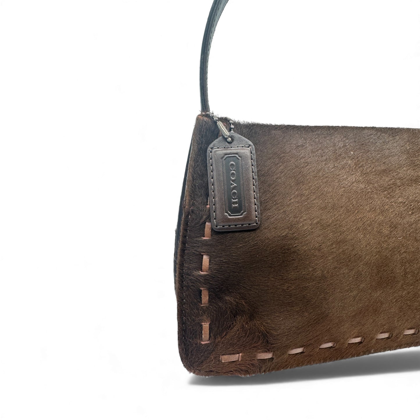 Vintage Coach 9470 Calf Hair Shoulder Bag