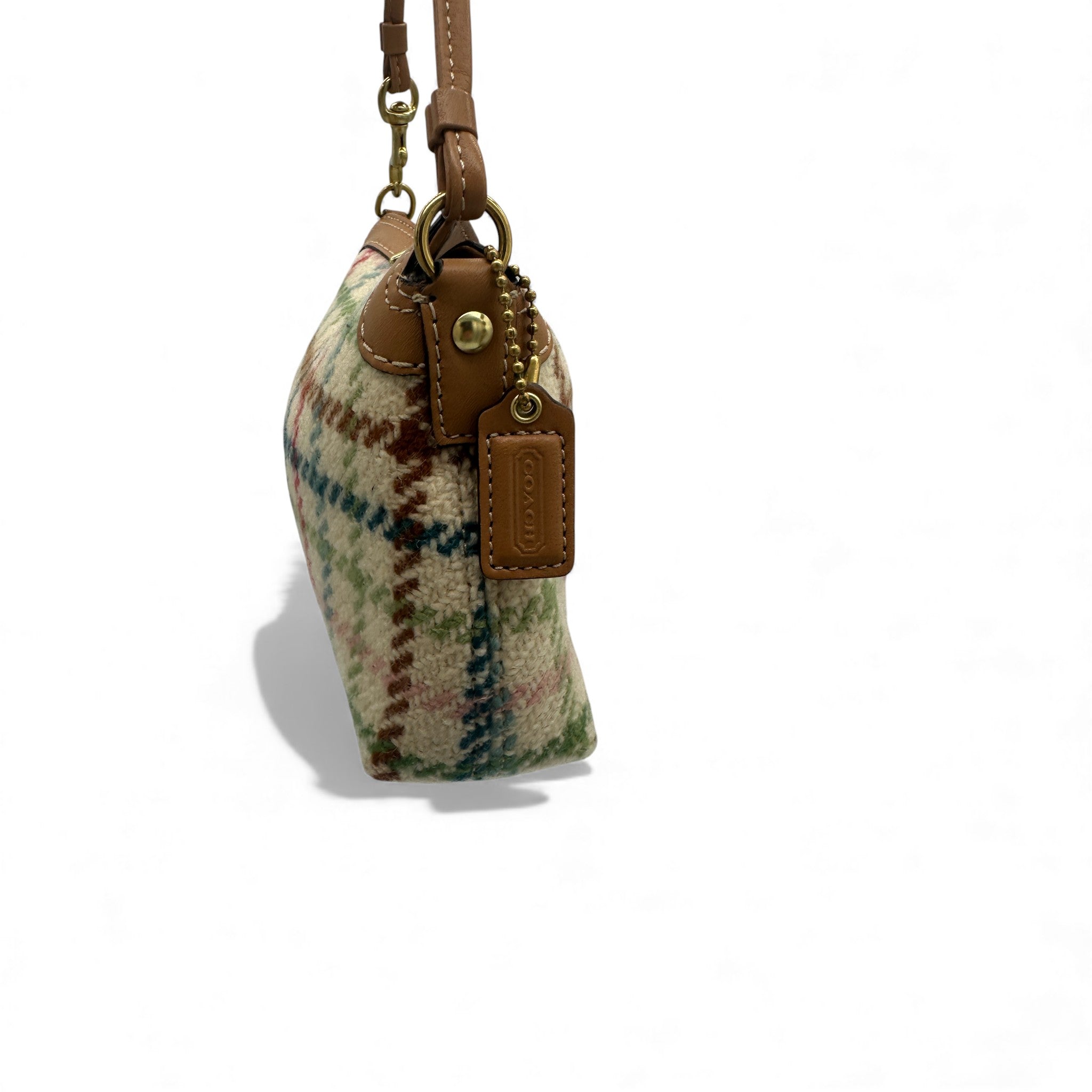 Vintage Coach Plaid Tweed Turnlock Mini Handbag – Thanks it's Vintage