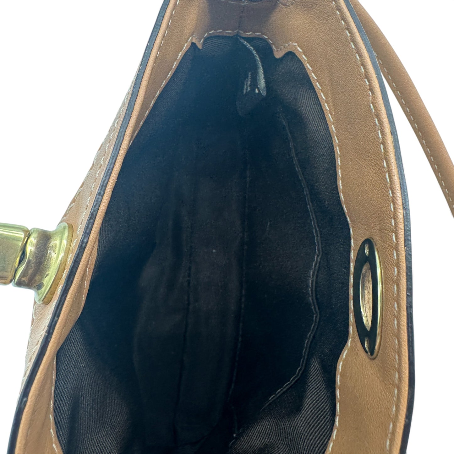 Sac à main miniature vintage Coach en tweed à carreaux et fermoir tourniquet