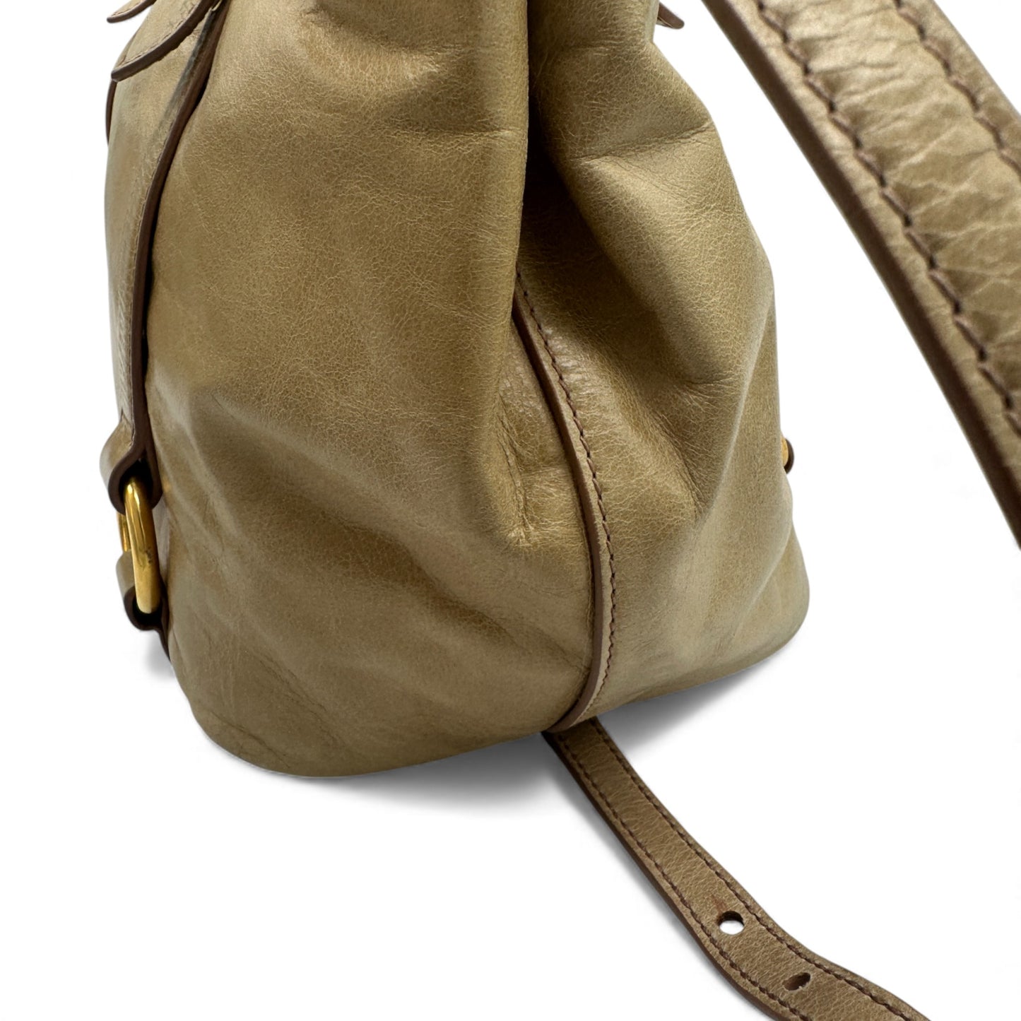 Vintage Miu Miu Vitello Shine 2-Way Handbag