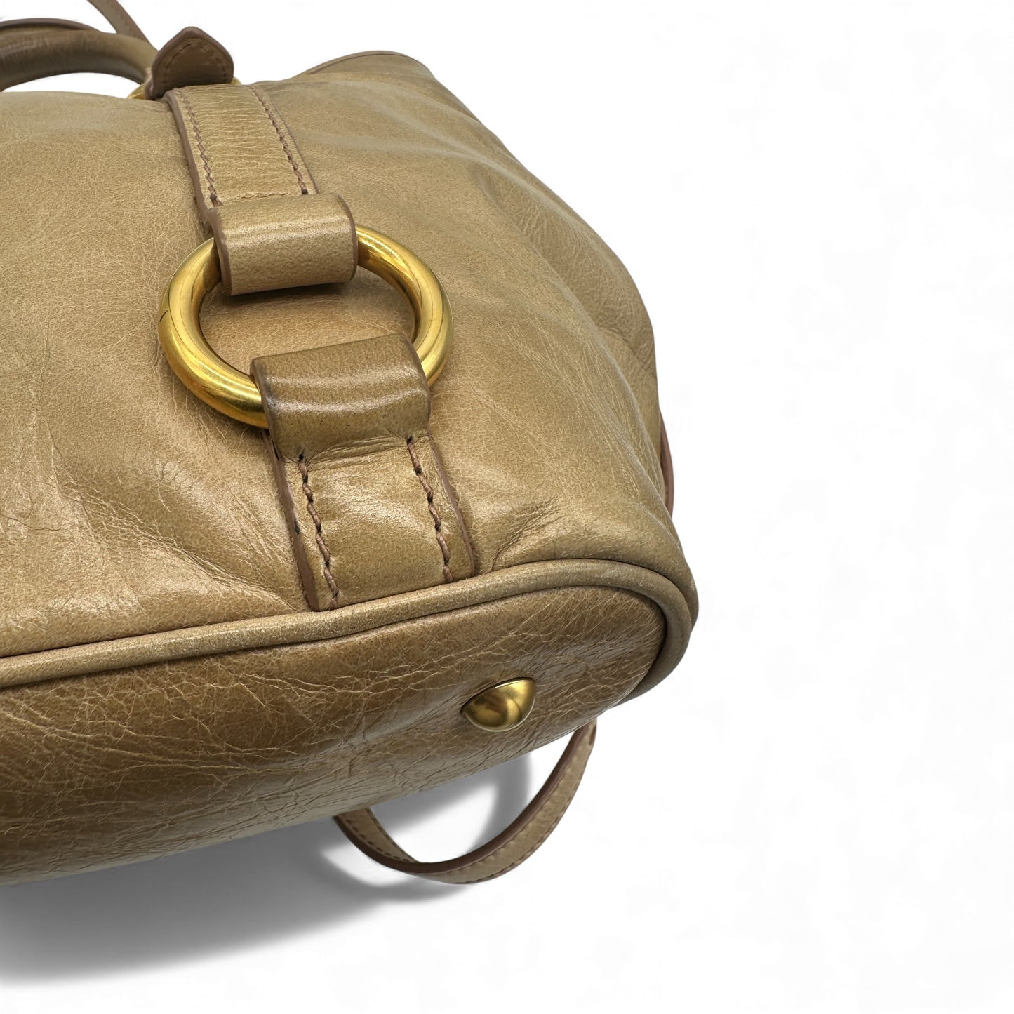 Vintage Miu Miu Vitello Shine 2-Way Handbag