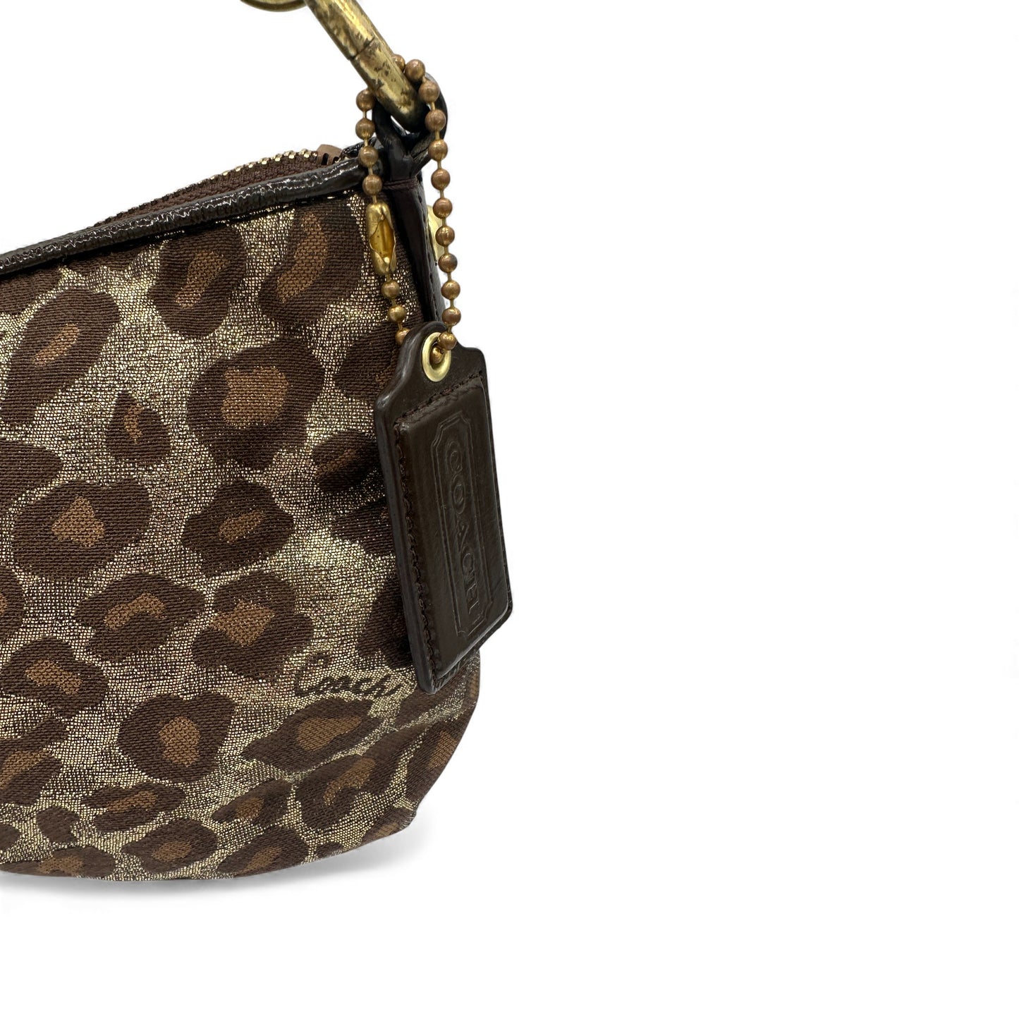 Vintage Coach F15521 Leopard Print Shoulder Bag