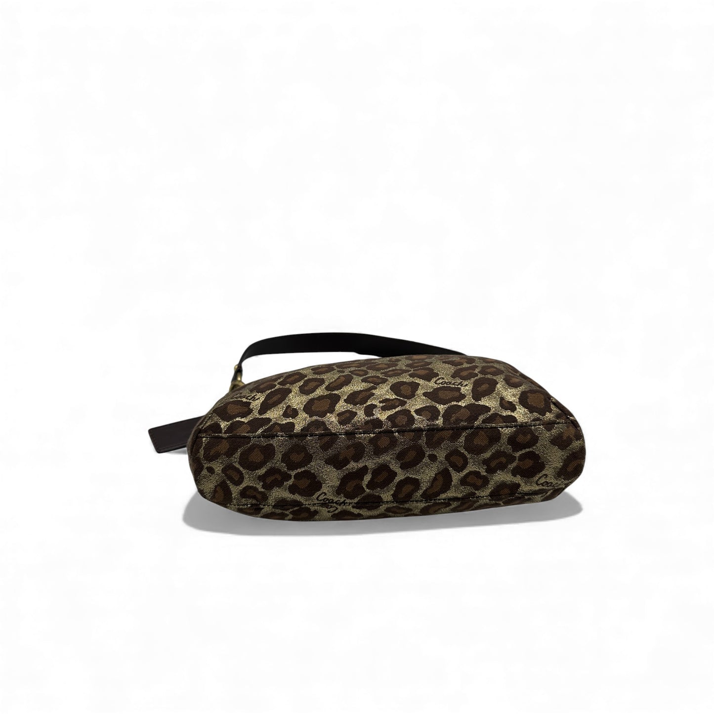 Vintage Coach F15521 Leopard Print Shoulder Bag